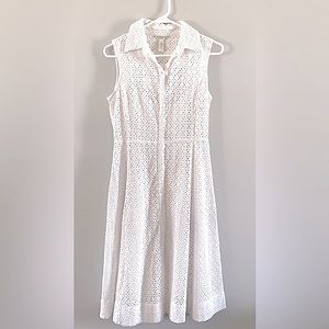 Banana Republic Eyelet Shirt Dress